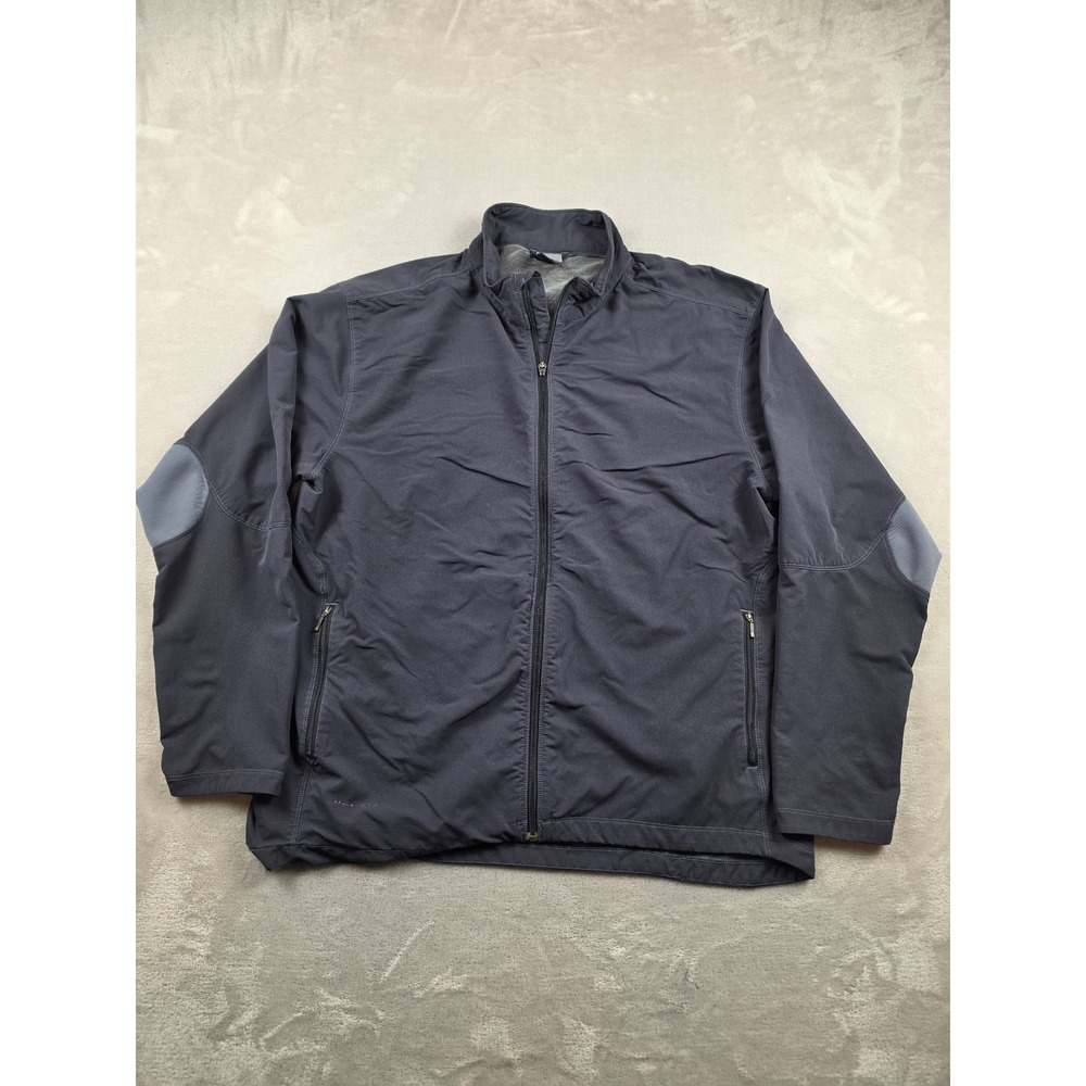 Vintage Nike Dri Fit Full Zip Jacket Mens XL Nylon Blend Golf Windbreaker Y2K